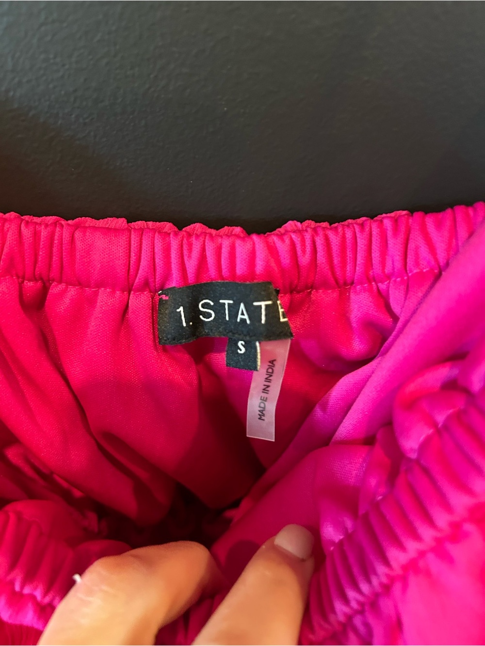 1. State Vibrant Pink Strapless Ruffle Dress NEW - Picture 4 of 9